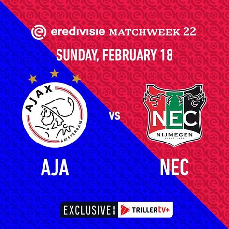 ajax totalsportek|️ Ajax vs NEC Nijmegen Live Stream & on TV, Prediction, H2H.